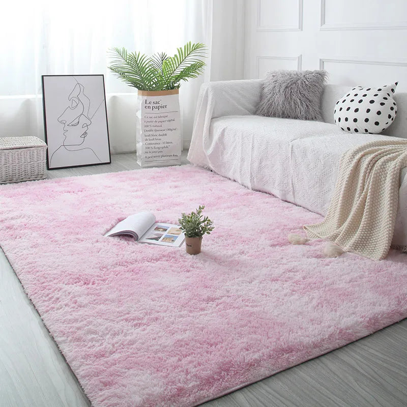 Fluffy Shaggy Area Rug – Soft Non-Slip Carpet for Living Room & Bedroom