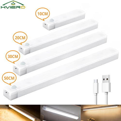 Motion Sensor LED Night Light – USB Rechargeable Magnetic Cabinet Light