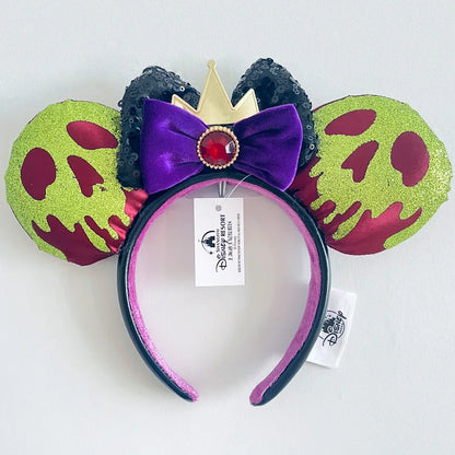 Disney Minnie Mouse Ears Headband – Plush Bow for Adults & Kids