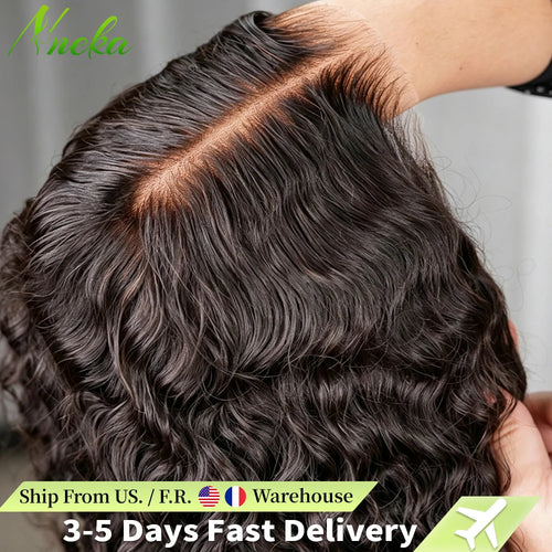 Deep Wave Lace Front Wig – Human Hair, Glueless 4x4 5x5 13x4 13x6, 180% 200% Density