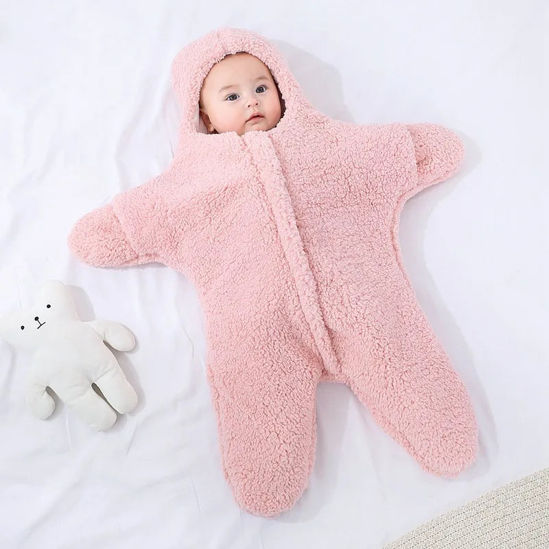 Baby Fleece Romper – Hooded One-Piece Winter Jumpsuit
