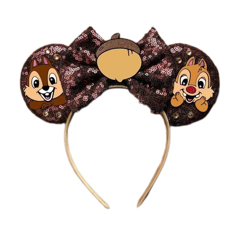 Disney Mouse Ear Headband Sequin Bow for Girls Adults Halloween Party
