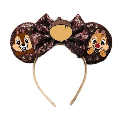 Disney Mouse Ear Headband Sequin Bow for Girls Adults Halloween Party