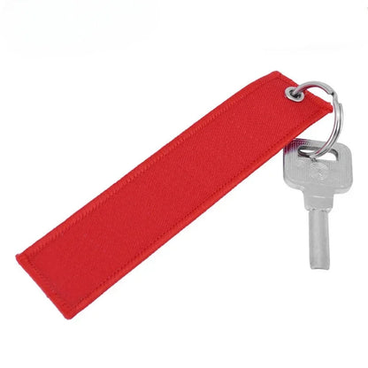Custom Embroidered Polyester Keychain – Personalized Name Tag