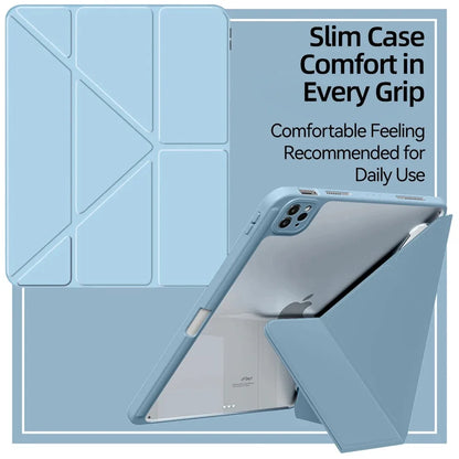 iPad Case with Pencil Holder – Compatible with iPad Air, Pro, Mini, 5th–11th Gen & M2/M3/M4