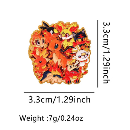 Kawaii Cartoon Enamel Pin – Cute Anime Character Brooch Badge