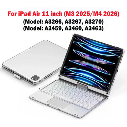 Keyboard Case for iPad Air M3 11/13 Inch & iPad 11th Gen A16