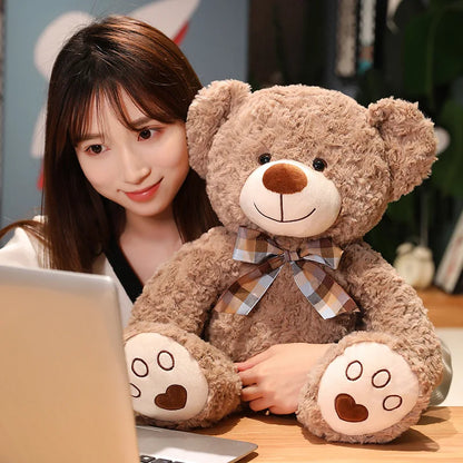 Teddy Bear Plush Stuffed Animal Toy with Bow Tie
