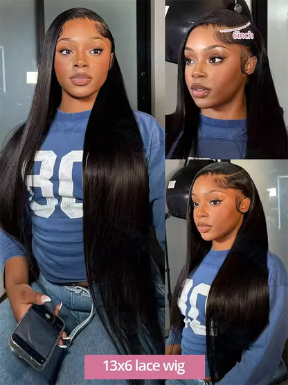 HD Lace Front Wig Straight Brazilian Raw Human Hair 13x4 13x6