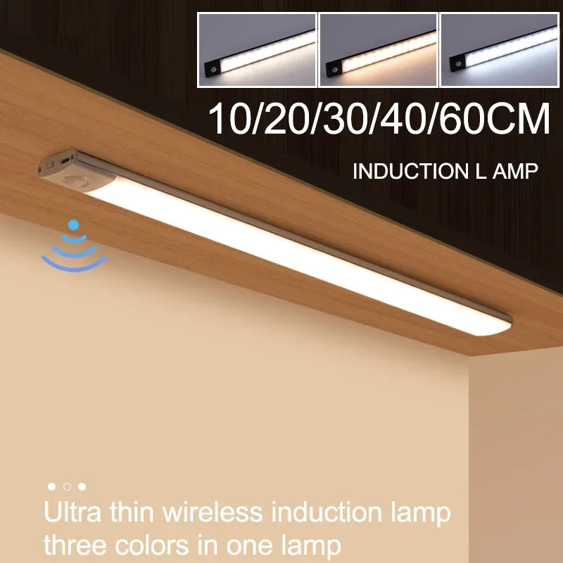 Rechargeable Motion Sensor LED Cabinet Light – Wireless & Dimmable
