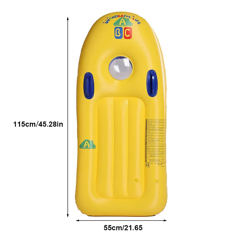 Inflatable Kids Pool Float Board with Handles