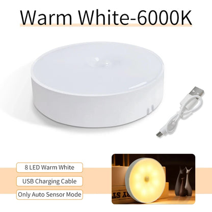 Motion Sensor LED Night Light – Rechargeable Cabinet & Wall Lamp