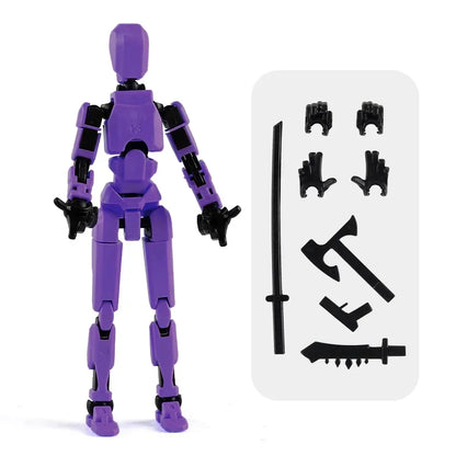 T13 Multi-Jointed Robot Dog Action Figure – Poseable Titan Mech Toy