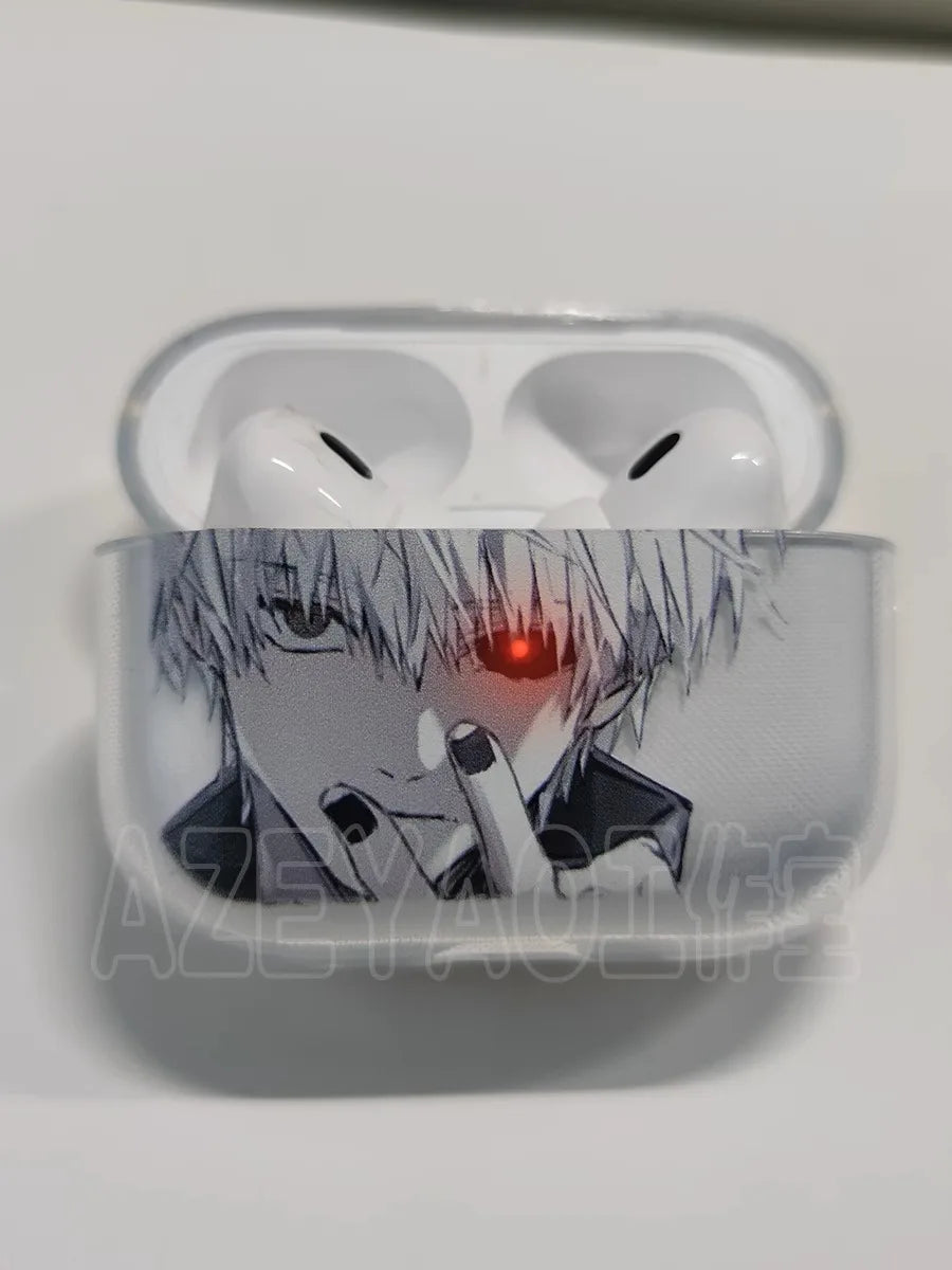 Tokyo Ghoul AirPods Case – Transparent Anime Cover