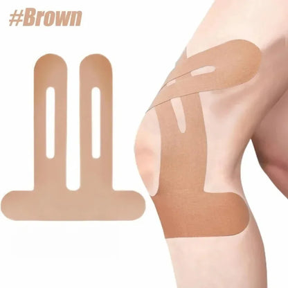 Kinesiology Knee Tape – Waterproof Elastic Pre-Cut Support Strips