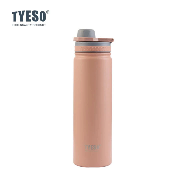 TYESO Insulated Water Bottle – Stainless Steel Vacuum Flask for Sports & Travel