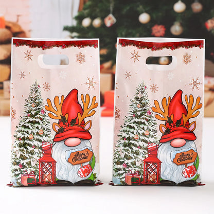 Christmas Gift Bags with Handles – Santa, Snowman & Holiday Designs