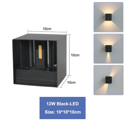 LED Outdoor Wall Light – Waterproof Aluminum Up Down Sconce