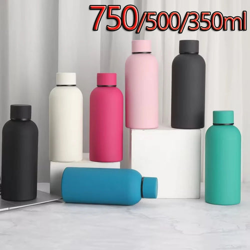 Stainless Steel Vacuum Insulated Water Bottle – Slim Thermos