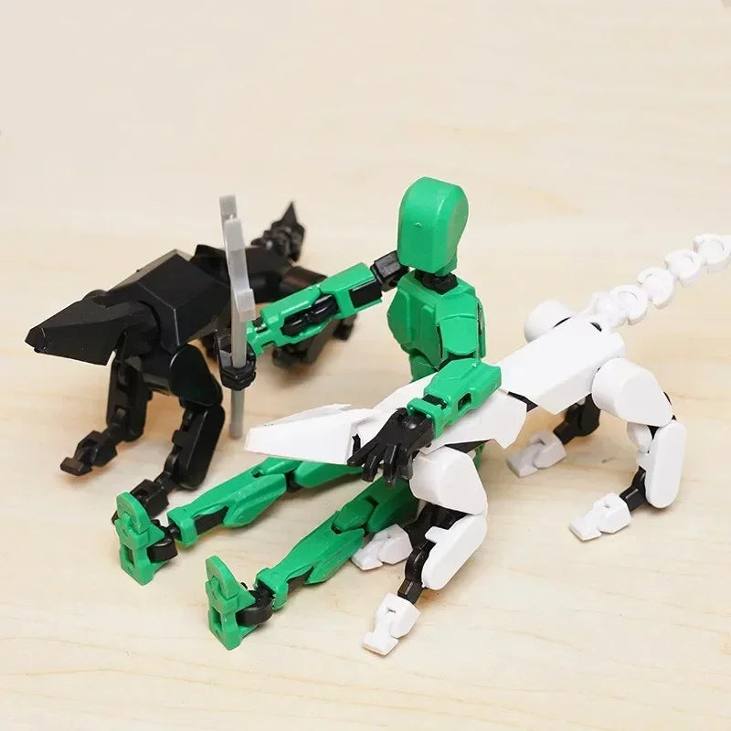 T13 Multi-Jointed Robot Dog Action Figure – Poseable Titan Mech Toy
