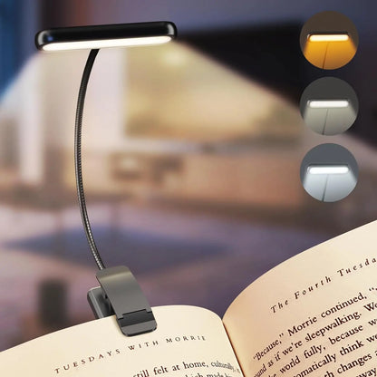 Clip-On Book Light – USB Rechargeable 14 LED Reading Lamp
