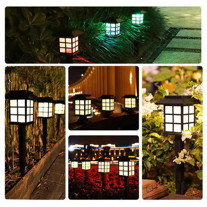 Solar Pathway Lights Outdoor – 8 Pack Waterproof Garden Stake Lamps
