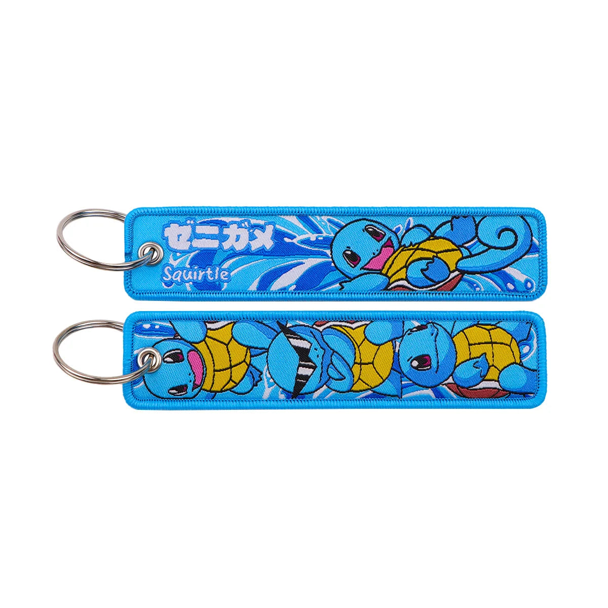 Anime Embroidered Keychain – Jet Tag Key Ring for Bags & Cars