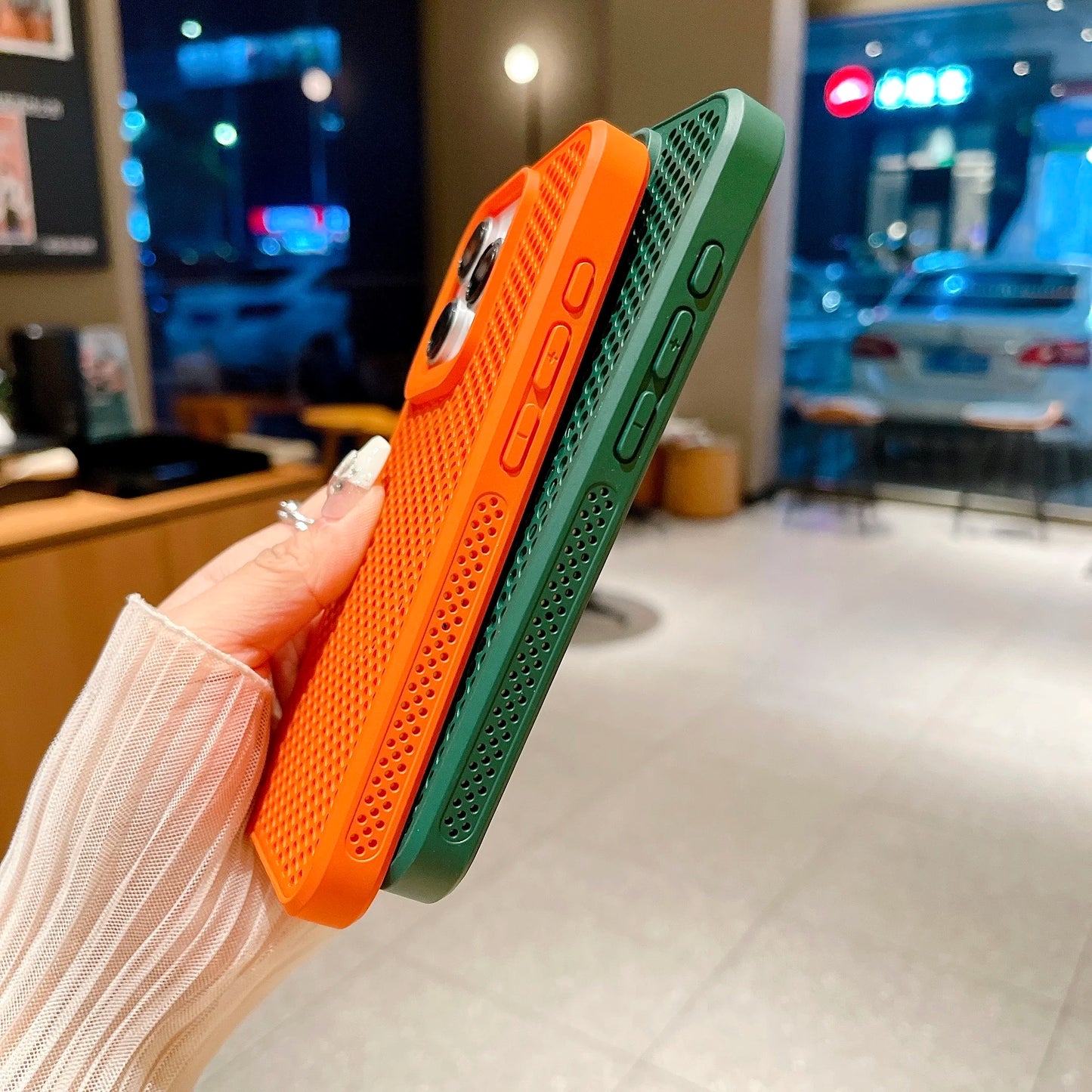 Magnetic For Magsafe Cooling Breathable Shell iPhone Case
