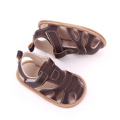 Baby Closed-Toe Summer Sandals – Soft Sole Boys Girls Shoes
