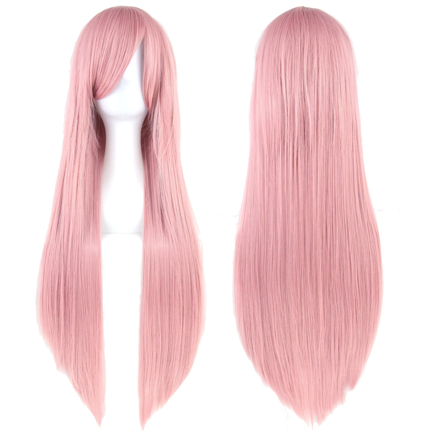 80cm Long Synthetic Cosplay Wig – Straight Hair, 36 Colors