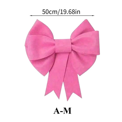 Large Decorative Bow for Christmas, Wedding & Party Decor – Red & Pink