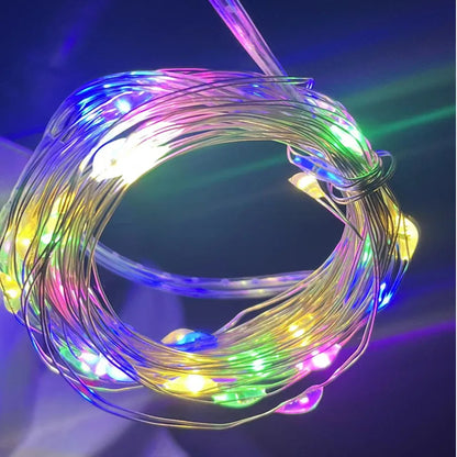 Copper Wire LED Fairy String Lights for Christmas & Party Decor