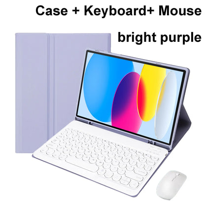iPad Bluetooth Keyboard Case with Touchpad – 11th Gen, A16, Multi-Language