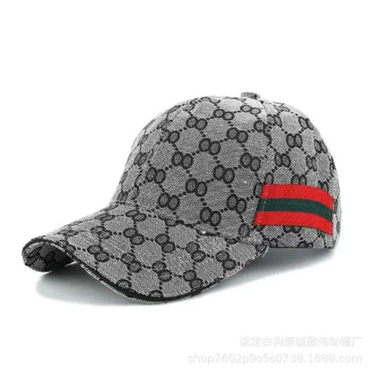 UV Protection Baseball Cap – Striped Adjustable Outdoor Sun Hat