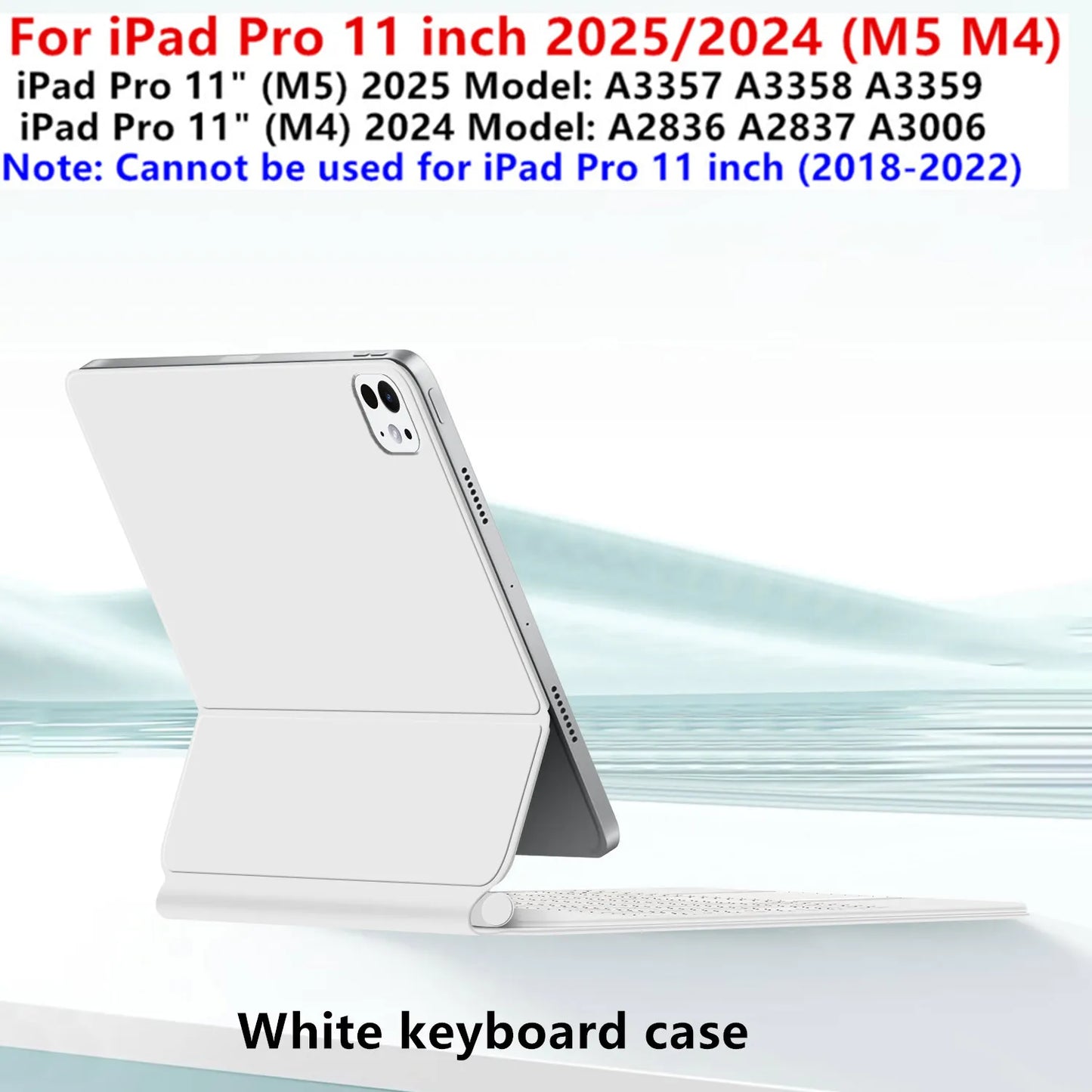 iPad Magic Keyboard Case with Touchpad – Backlit, Fits Pro, Air, 10th Gen & More