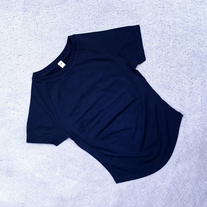 Women's Yoga Crop Top – Seamless Activewear Shirt
