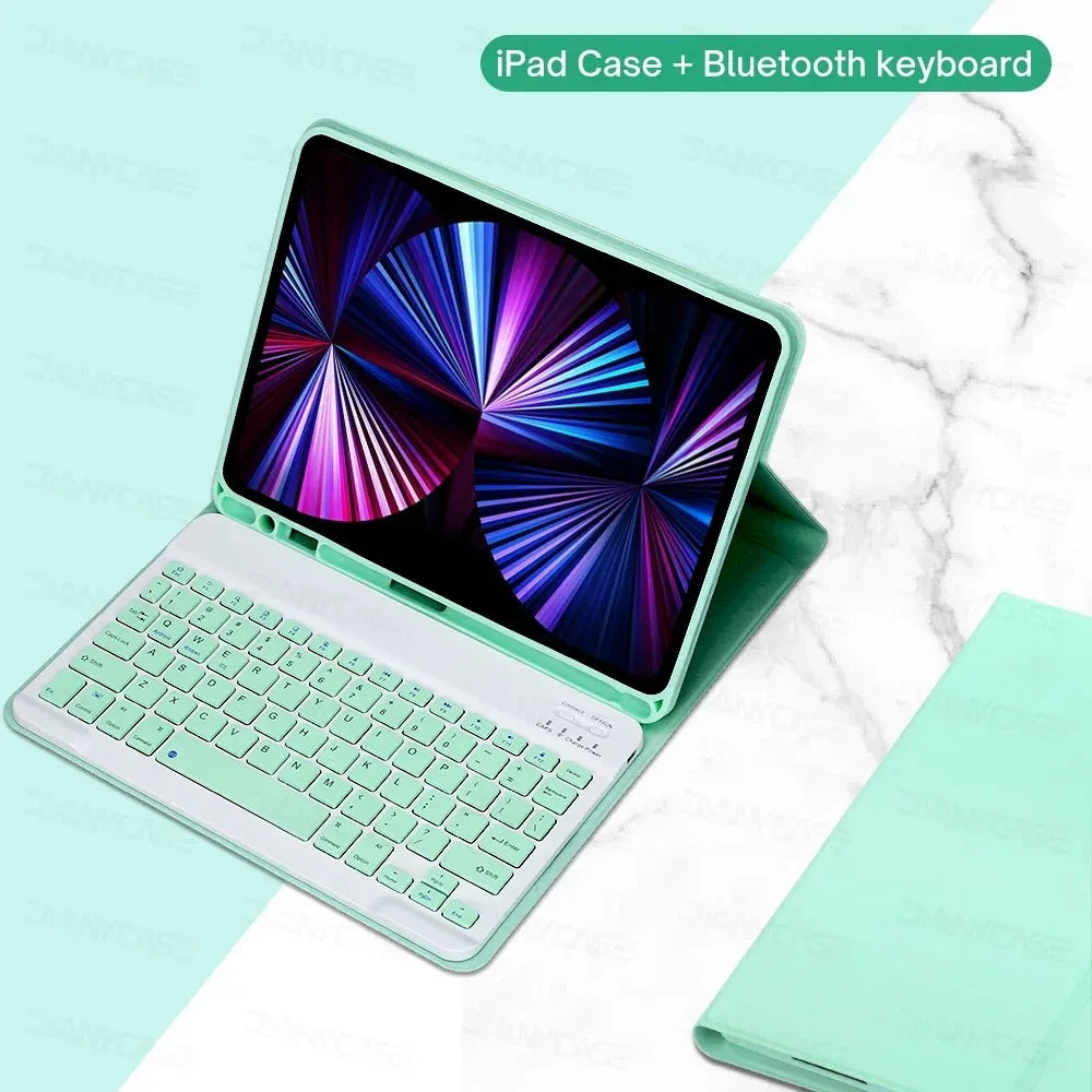 iPad Keyboard Case with Backlight & Touchpad – All Models