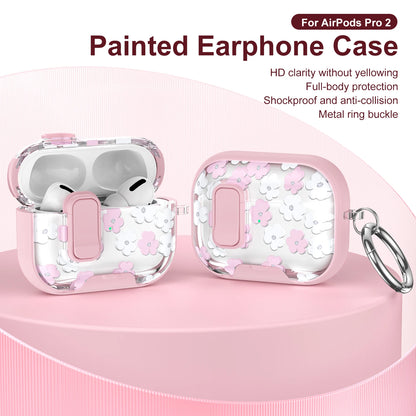 AirPods Pro Case Leopard Print with Metal Ring – Fits Pro / Pro 2 / Pro 3 / AirPods 4
