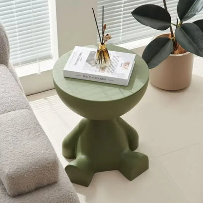 Creative Cartoon Side Table – Cute Plastic Coffee & Sofa End Table