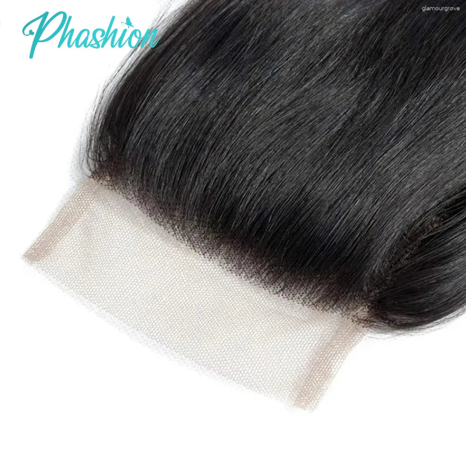 Straight Lace Closure 4x4 & 5x5 – Human Hair, Pre-Plucked