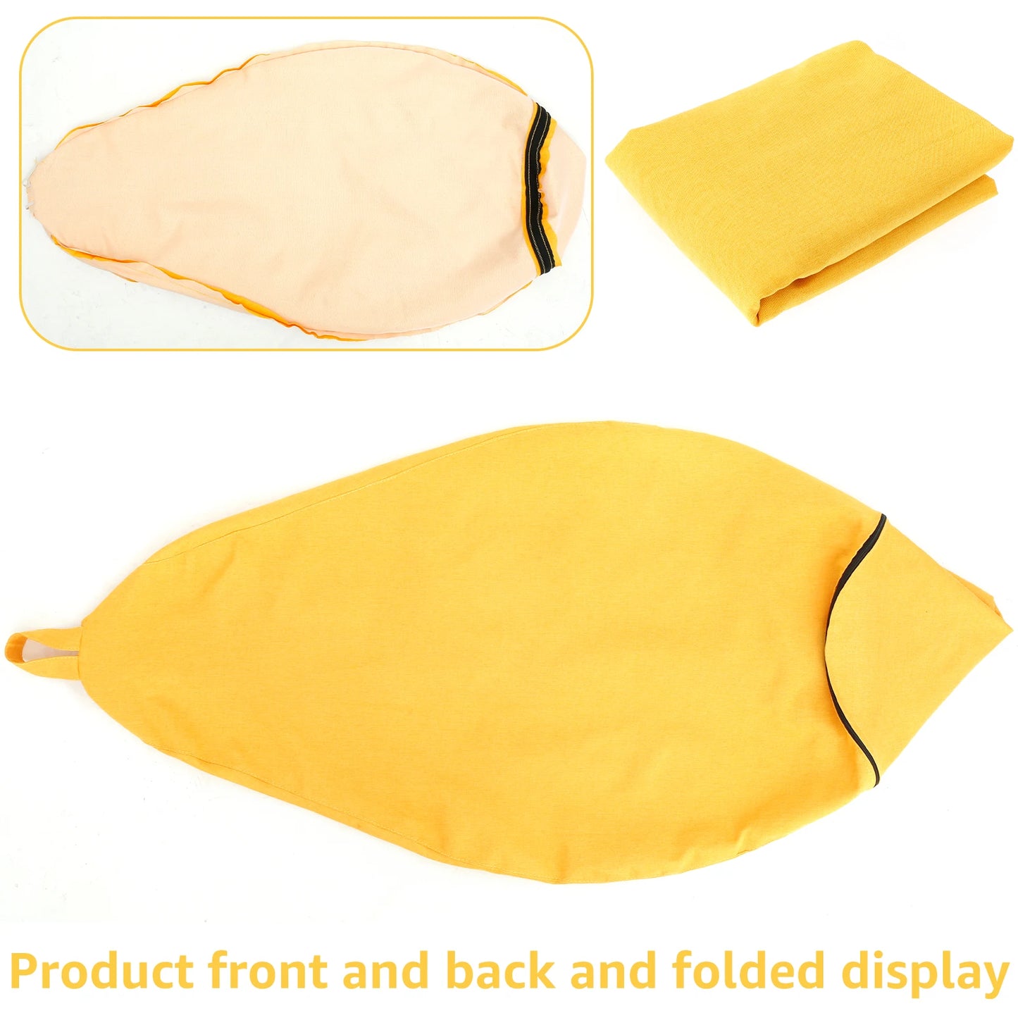 Large Soft Bean Bag Chair Cover Without Filler