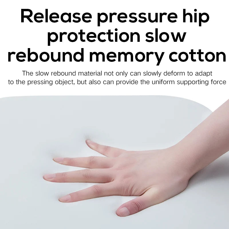 Memory Foam Seat Cushion for Office, Car & Home Use