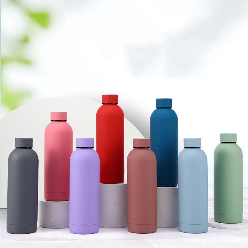 Stainless Steel Vacuum Water Bottle – Insulated Sports Flask for Outdoor & Travel