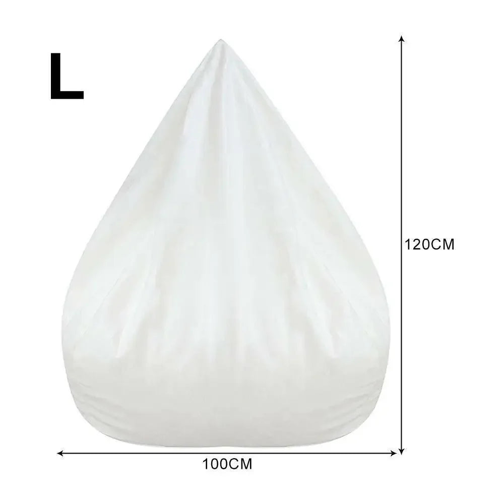 Large Soft Bean Bag Chair Cover Without Filler