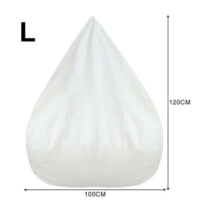 Large Soft Bean Bag Chair Cover Without Filler