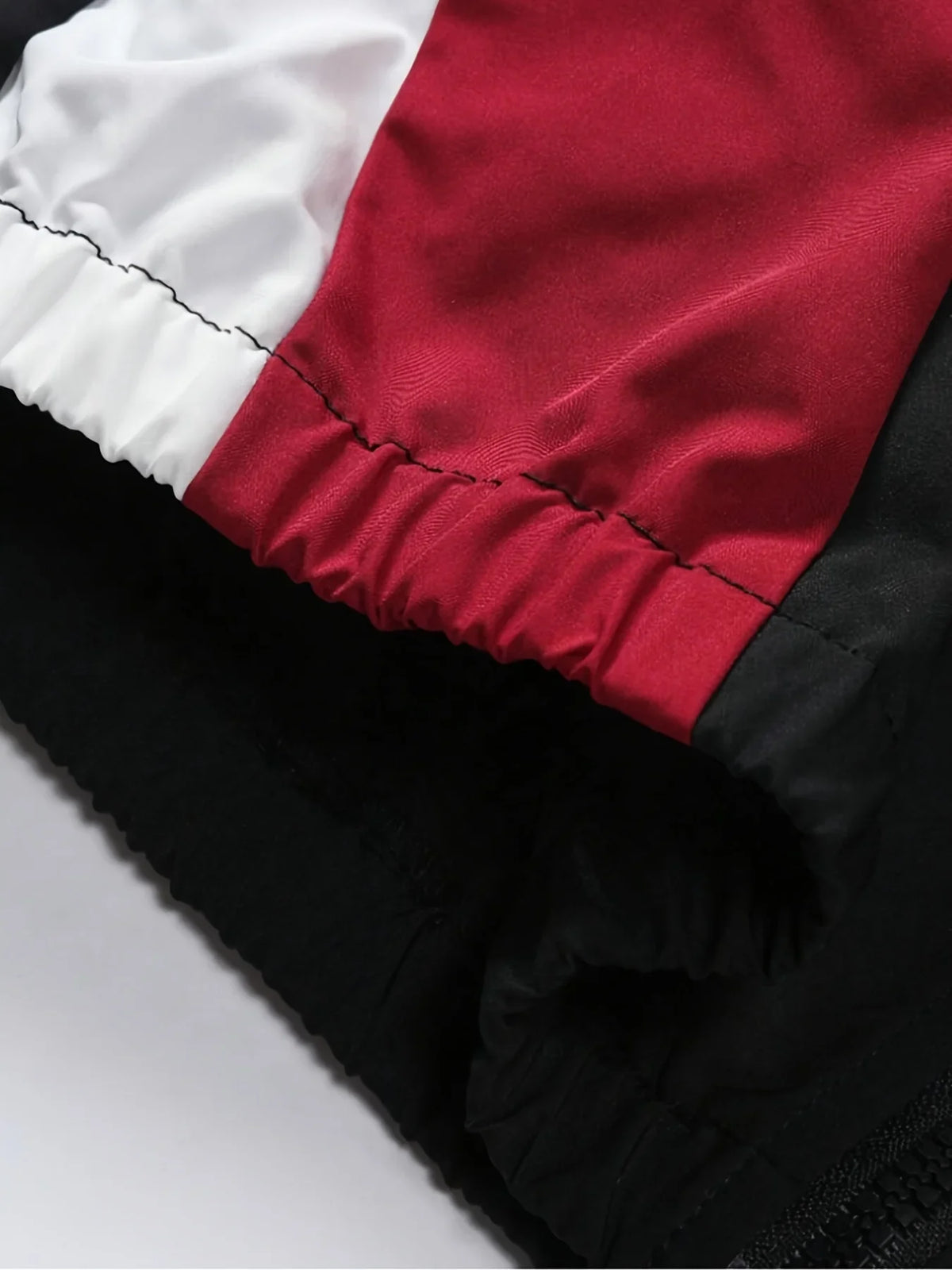 Men's Color-Block Lightweight Jacket – Casual Zip-Up Windbreaker