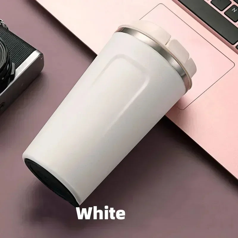 Stainless Steel Travel Coffee Mug – Leak-Proof Vacuum Thermos 380ml & 510ml