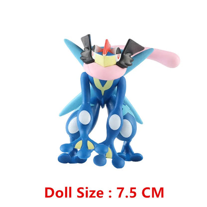 Pokémon Gengar Pikachu Eevee Greninja Mewtwo Action Figure Collection
