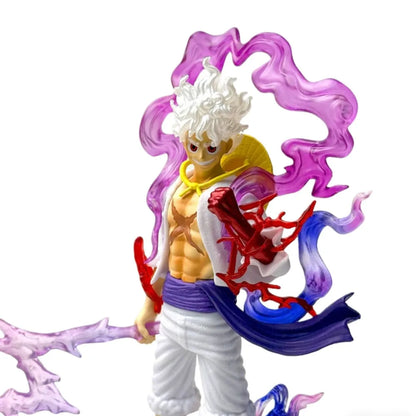21CM One Piece Luffy Gear 5 Sun God Nika Action Figure