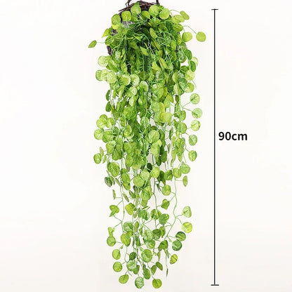 Artificial Hanging Plant Vine – 90cm Faux Greenery for Home & Wedding Decor
